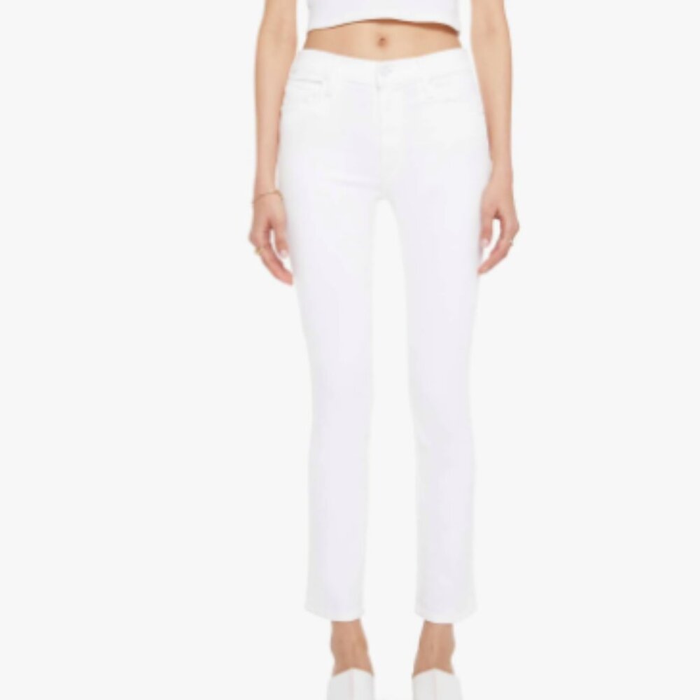 MOTHER Mid Rise Dazzler Ankle Jeans